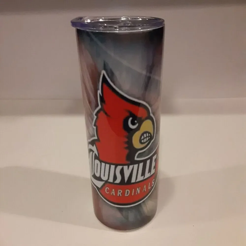 U Of L Custom Made Water Bottle Go Cardinals